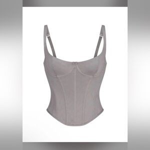 Skims corset top L NWT